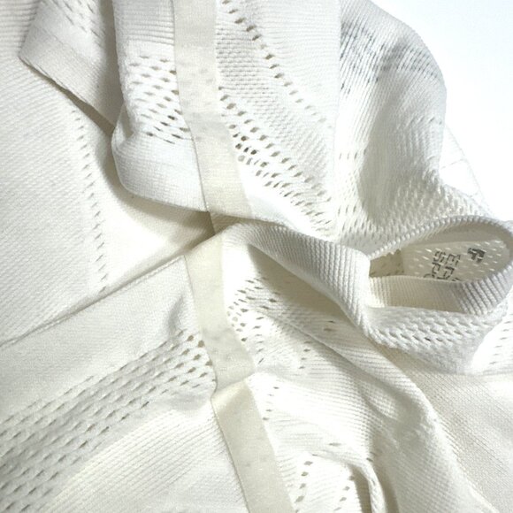 FALKE Ergonomic Sports System White V Neck Short Sleeve Top Size Large - Picture 9 of 10